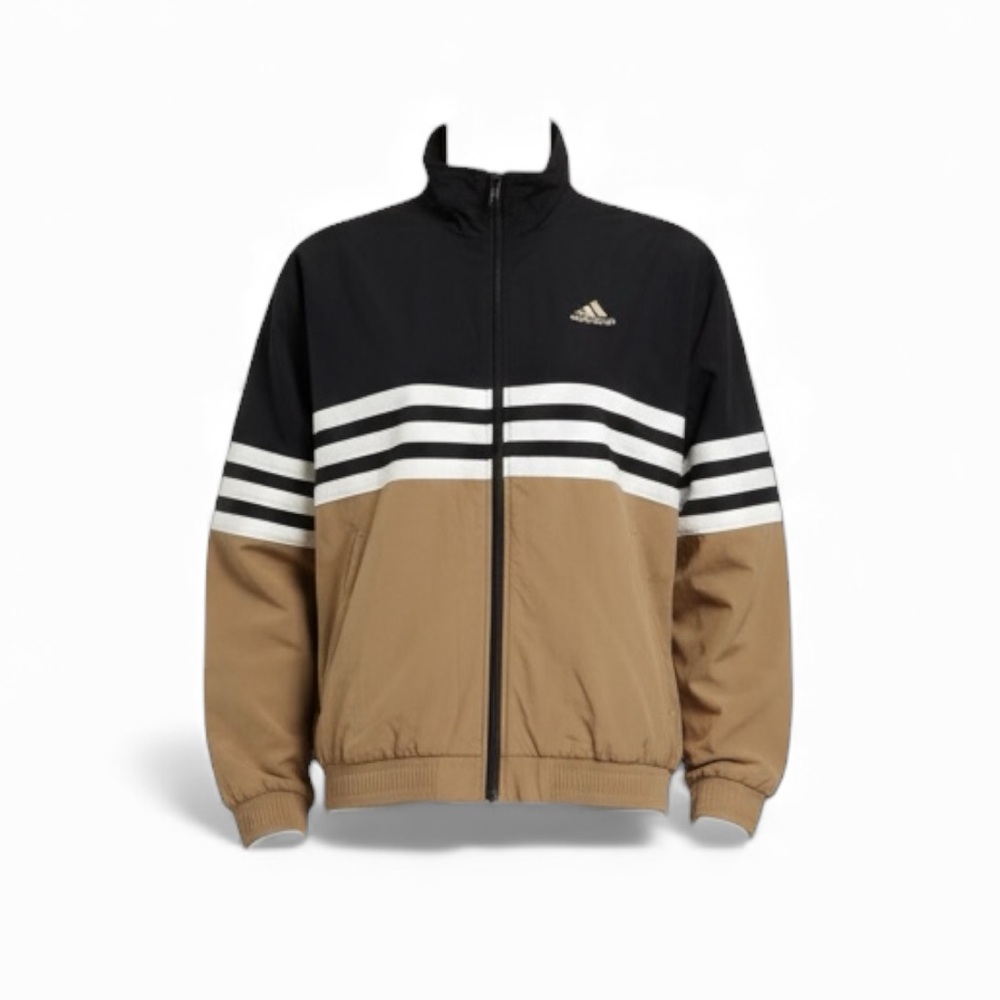 Adidas Archive Track Jacket Black and Brown